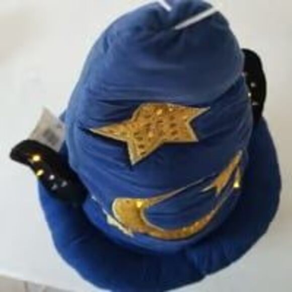 Disney Fantasia 100 years of magic hat gold stars Rare - Picture 8 of 12